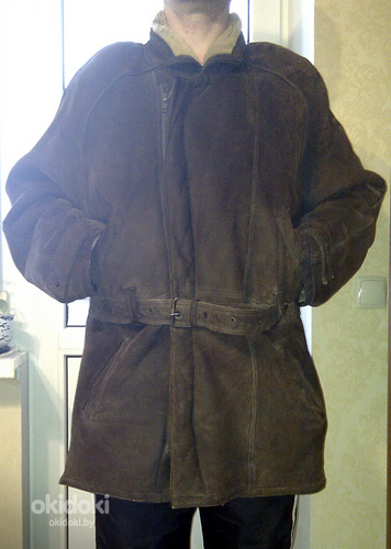Куртка дубленка, цвет коричневый (фото #2)