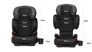 UUEVÄÄRNE Turvatool KinderKraft Unity Isofix 20 MUST 15-36kg (7 foto / 10)