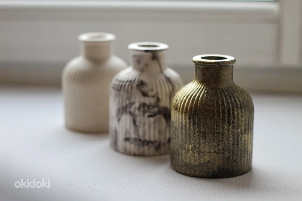 Декоративные вазы из гипса с защитным покрытием. (фото #4)