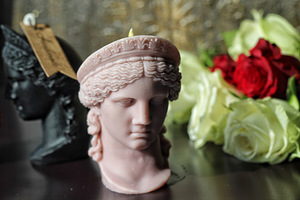 Küünlad. Küünal "Juno (Hera) Ludovisi pea" (4 foto / 8)