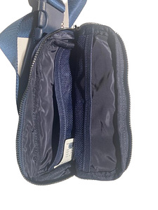 Unisex crossbody kott / vöökott / kõhukott (must ja sinine) (8 foto / 8)