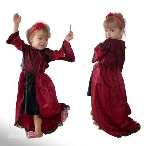Volbriöö nõia kostüüm või printsessi kleit lapsele (foto #1)
