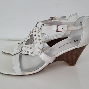 Anne Klein Malva valged hõbedaste detailidega kingad 8M (38) (3 foto / 6)