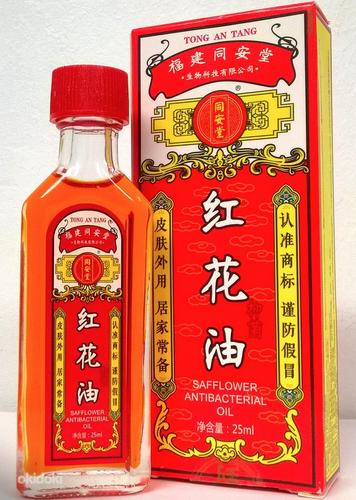 Китайское масло - красный цветок (фото #1)