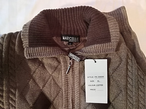 Meeste kardigan / sweater MARCELLO , suurus XL , UUS (5 foto / 9)
