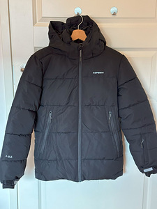 Зимняя куртка Icepeak размер 164 черный, унисекс