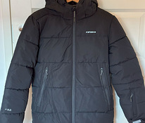 Зимняя куртка Icepeak размер 164 черный, унисекс