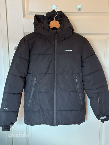 Зимняя куртка Icepeak размер 164 черный, унисекс (фото #1)