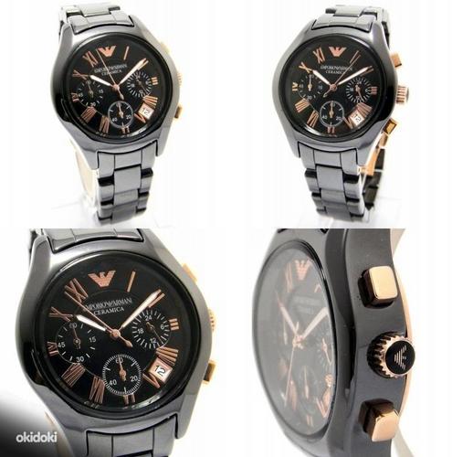 Мужские часы-хронограф Emporio Armani AR1410 в коробке (фото #2)
