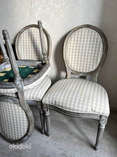 Ретро стулья во французском стиле 3 шт. (фото #1)