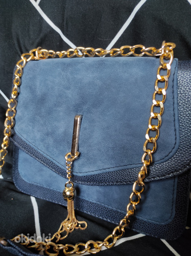 Продам новую сумку через плечо. Темно-синий цвет. (фото #1)