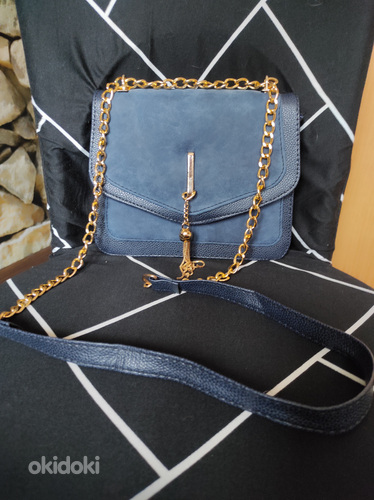 Продам новую сумку через плечо. Темно-синий цвет. (фото #2)