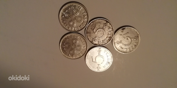 Финские 5 марок (фото #1)