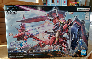 GUNDAM IMMORTAL JUSTICE STTS-808 HG 1/144 made in JAPAN