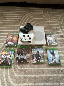 XBOX ONE S 1TB + 2 pulti + 6 mängu