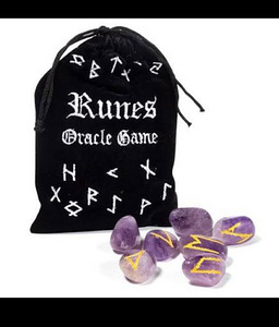 Amethyst Rune Oracle Game - Velvet Bag (3 foto / 3)