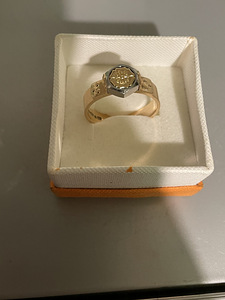 Мужское золотое кольцо 585 пробы
