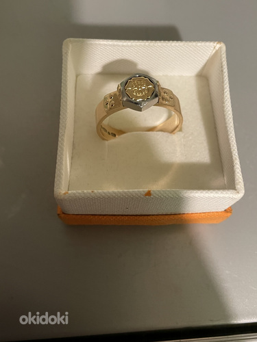 Мужское золотое кольцо 585 пробы (фото #1)