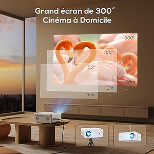 UUS! Projector FULL HD 1080P, WIFI, Bluetooth (3 foto / 6)