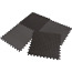 Коврик-пазл 4 шт, черный (1,44м2) 12мм (фото #1)