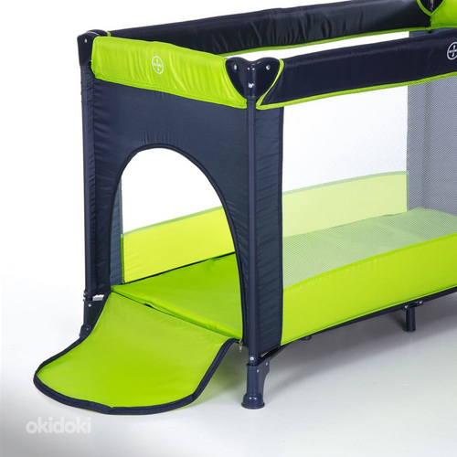 Детская кровать для путешествий Moolino Fun, зеленая (фото #4)