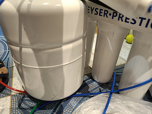 Pöördosmoosi veefilter on läbinud ainult 200 liitrit. (4 foto / 6)