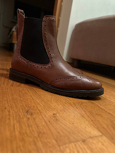 Uued nahast sügisankle-saapad suurus 41 (6 foto / 6)