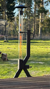 Pellet dekoratiivne kamin (1 foto / 5)