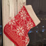 Рождественский вязаный носок для подарков (фото #1)