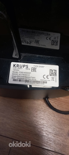 Krups EA89 kohvimasina varuosad või taastamine