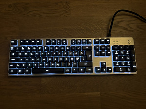 Logitech G413 silver taustavalgusega Romer-G switches SWE (1 foto / 3)