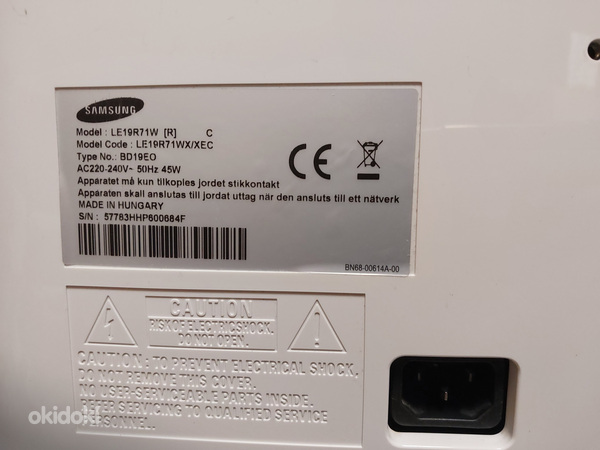 Samsung LE19R71W TV/Monitor (foto #5)