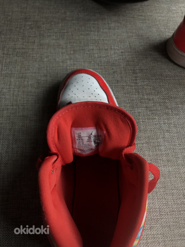 Кроссовки Nike Air Jordan 1 Red/White-Pollen "Barcelona" 9,5 (40) (фото #7)