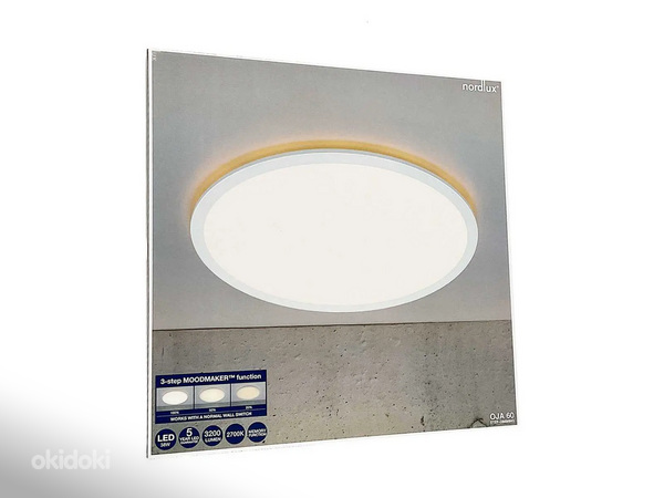 Nordlux OJA 60 LED плафонная лампа IP20 2700k (фото #1)