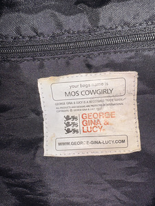 Vintage George Gina & Lucy Mos Cowgirl Handle Bag GGL brown (4 foto / 4)