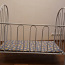 Детская кроватка белый металл 70x100 см (фото #1)