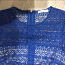 Reserved ярко-синее кружевное платье 38 (фото #2)