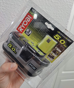 Ryobi 5Ah aku uus ja pakendis (2 foto / 2)