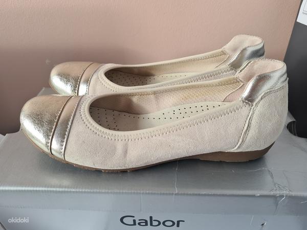 Кожаные туфли gabor 36, абсолютно новые (фото #1)