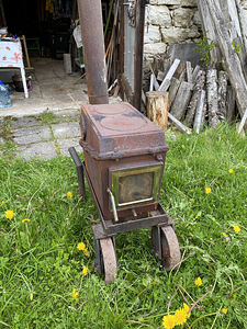 Буржуйка, buržuika ahi. (1 фото из 3)