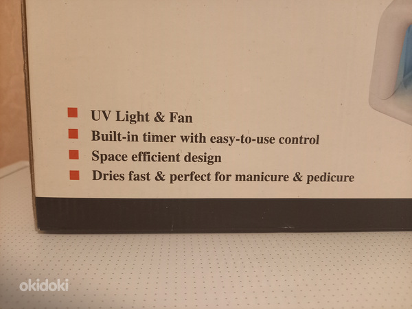 2-ручная УФ-лампа с подогревом и вентилятором (фото #4)