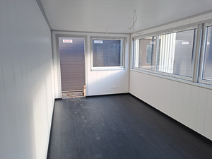 Kontori soojak 6x3x2.5m panoraam akendega (8 foto / 9)