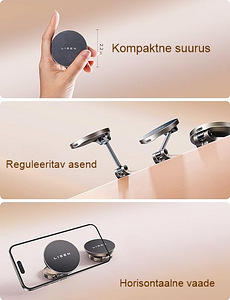 MagSafe 15W juhtmevaba laadija / magnetiga telefonihoidja (3 foto / 5)