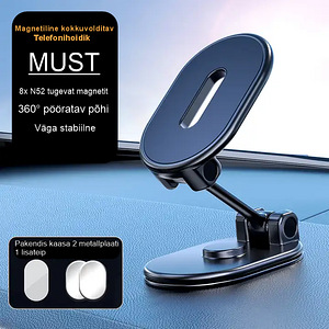 360 kraadi keeratav magnetiga telefonihoidja autosse (3 foto / 7)