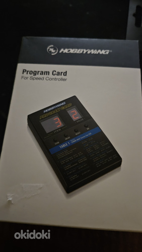 Hobbywing program card, multifuncional LCD program box