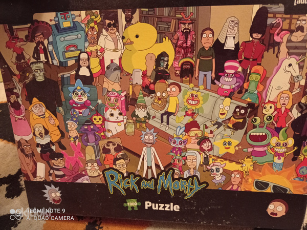 Rick ja Morty 1000-osaline mosaiikpuzzle (foto #2)