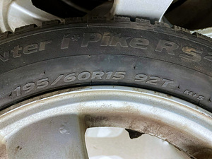 TOYOTA HANKOOK / NAASTREHVID VELGEDEL 185/65/R15 (4 tk) (2 foto / 4)