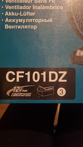 Akuventilaator 12V Makita CF101DZ (2 foto / 2)