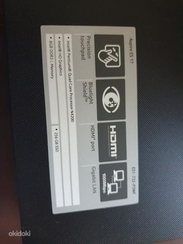 Väga heas korras sülearvuti Acer Aspire ES 17 (foto #4)