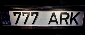 Auto number 777 ARK